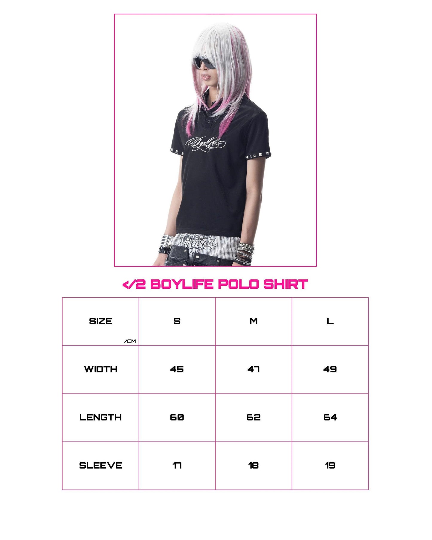 </2 BOYLIFE STUDDED POLO