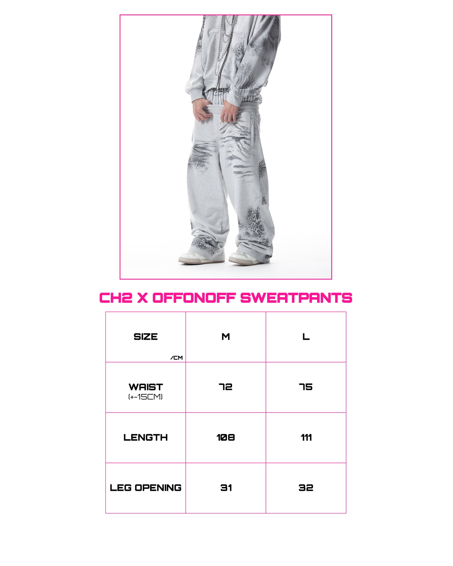 </2 CH2 X OFFONOFF SWEATPANTS