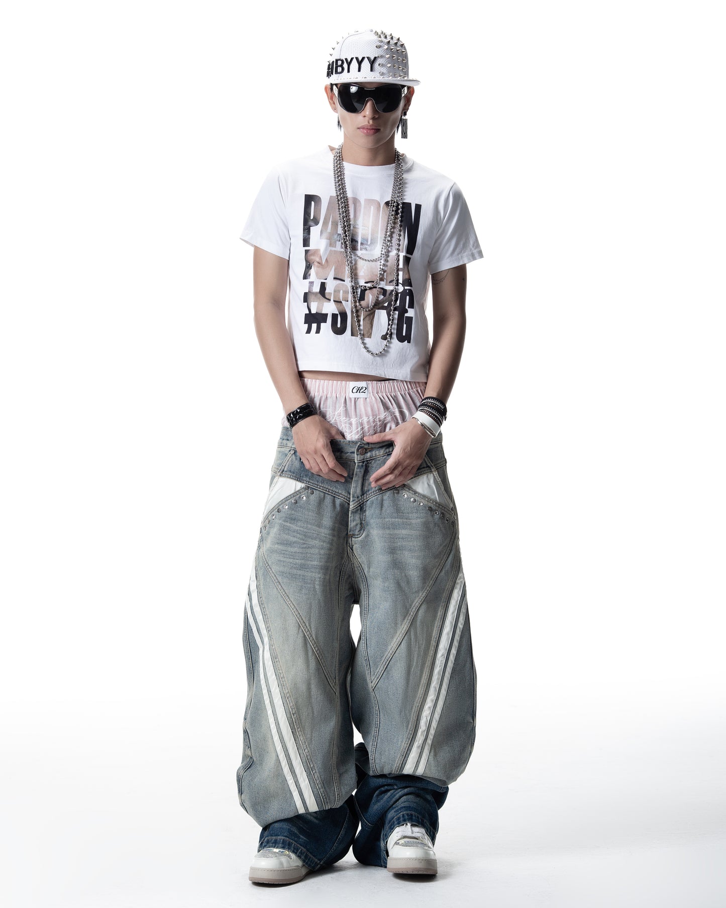 </2 BLUE TRACK JEANS