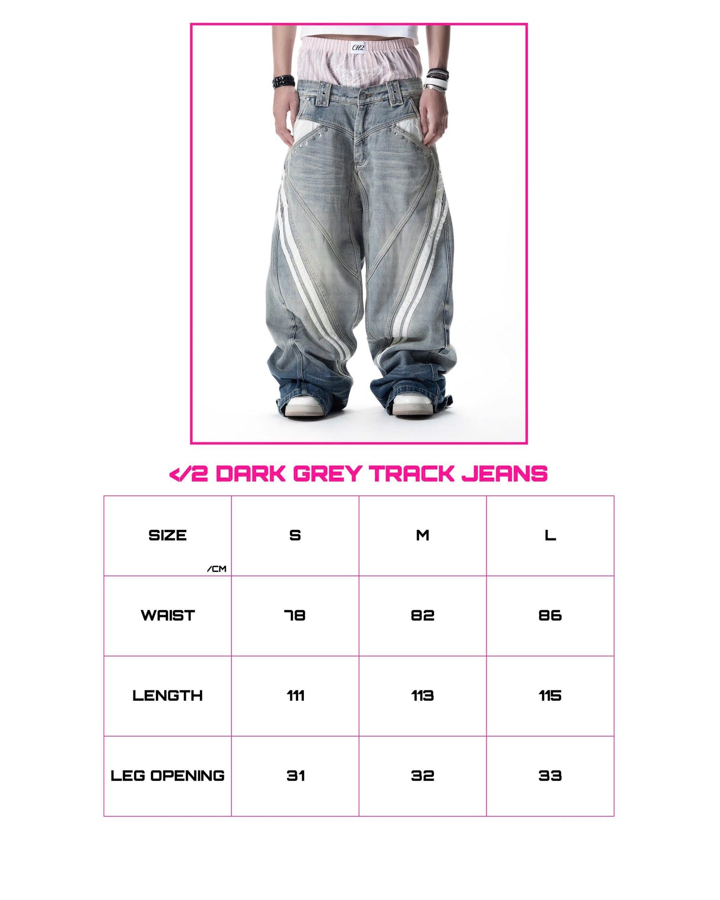 </2 BLUE TRACK JEANS