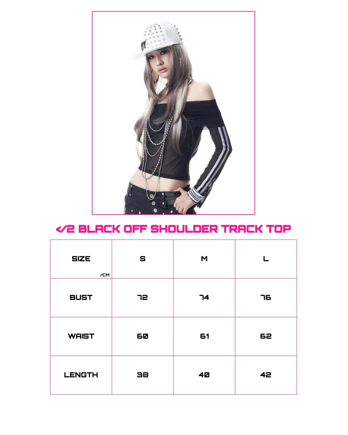 </2 TRACK OFF SHOULDER TOP