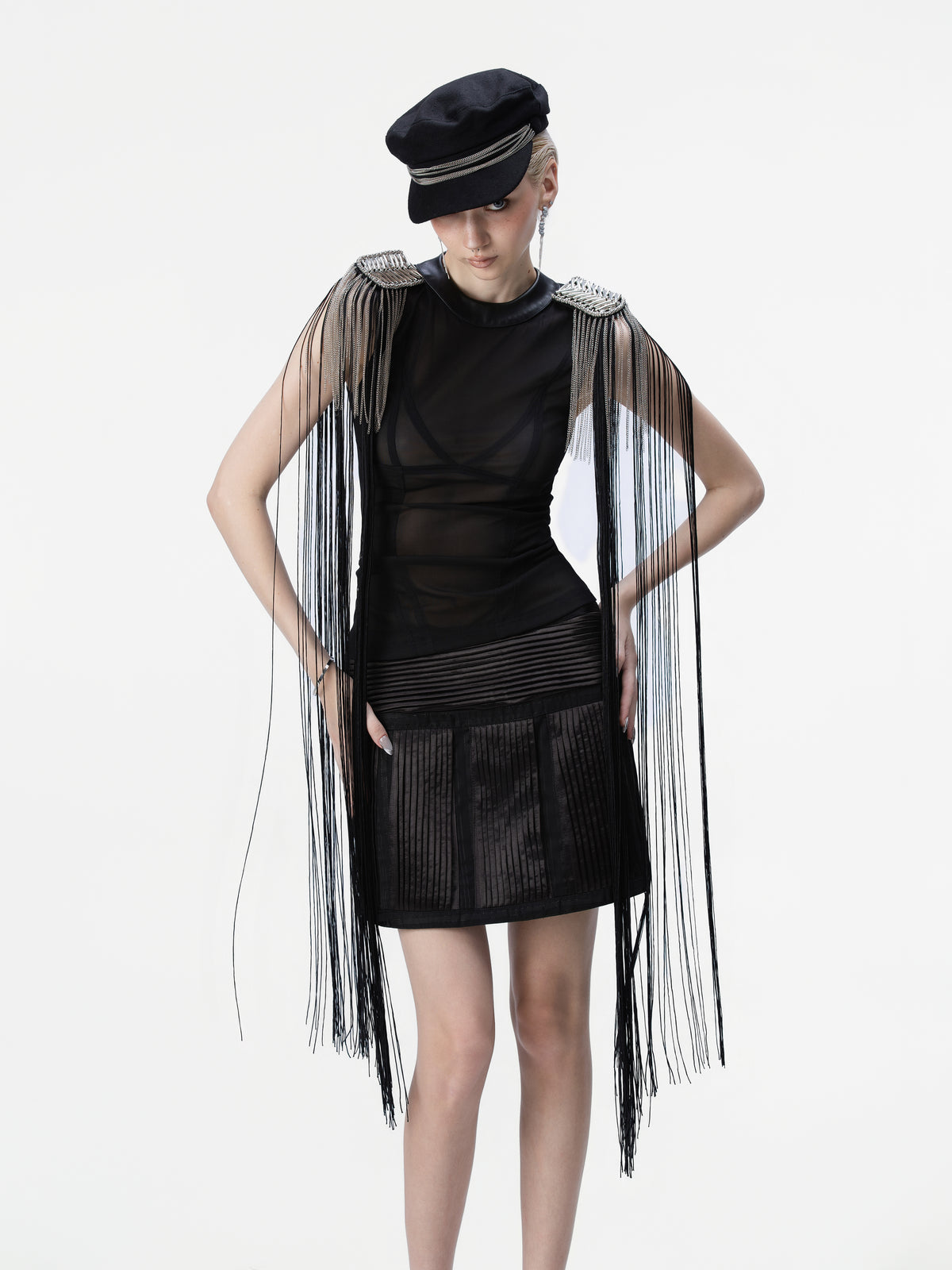 QUYCO Pleated Mini Skirt