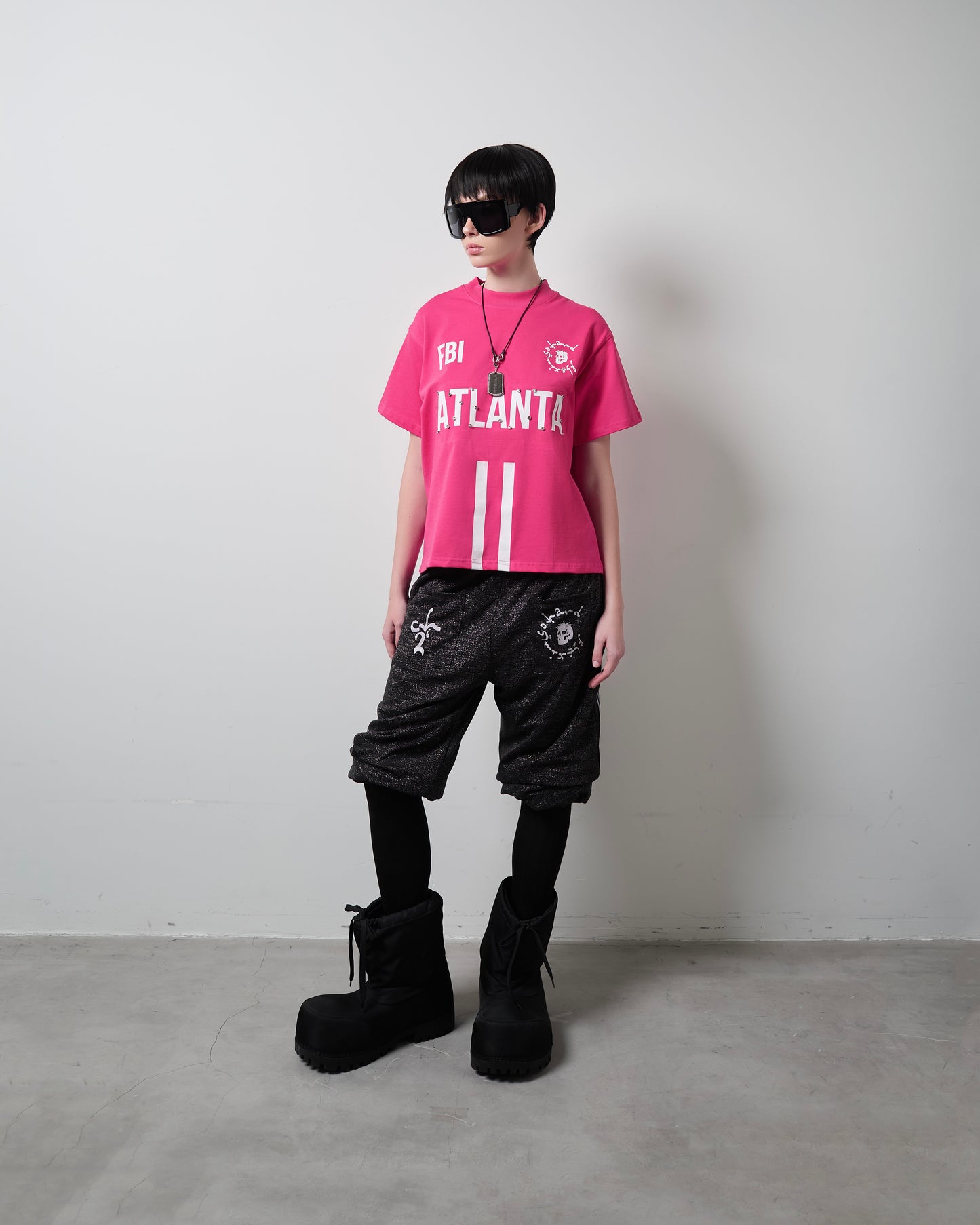 "FBI" T-shirt (Pink)