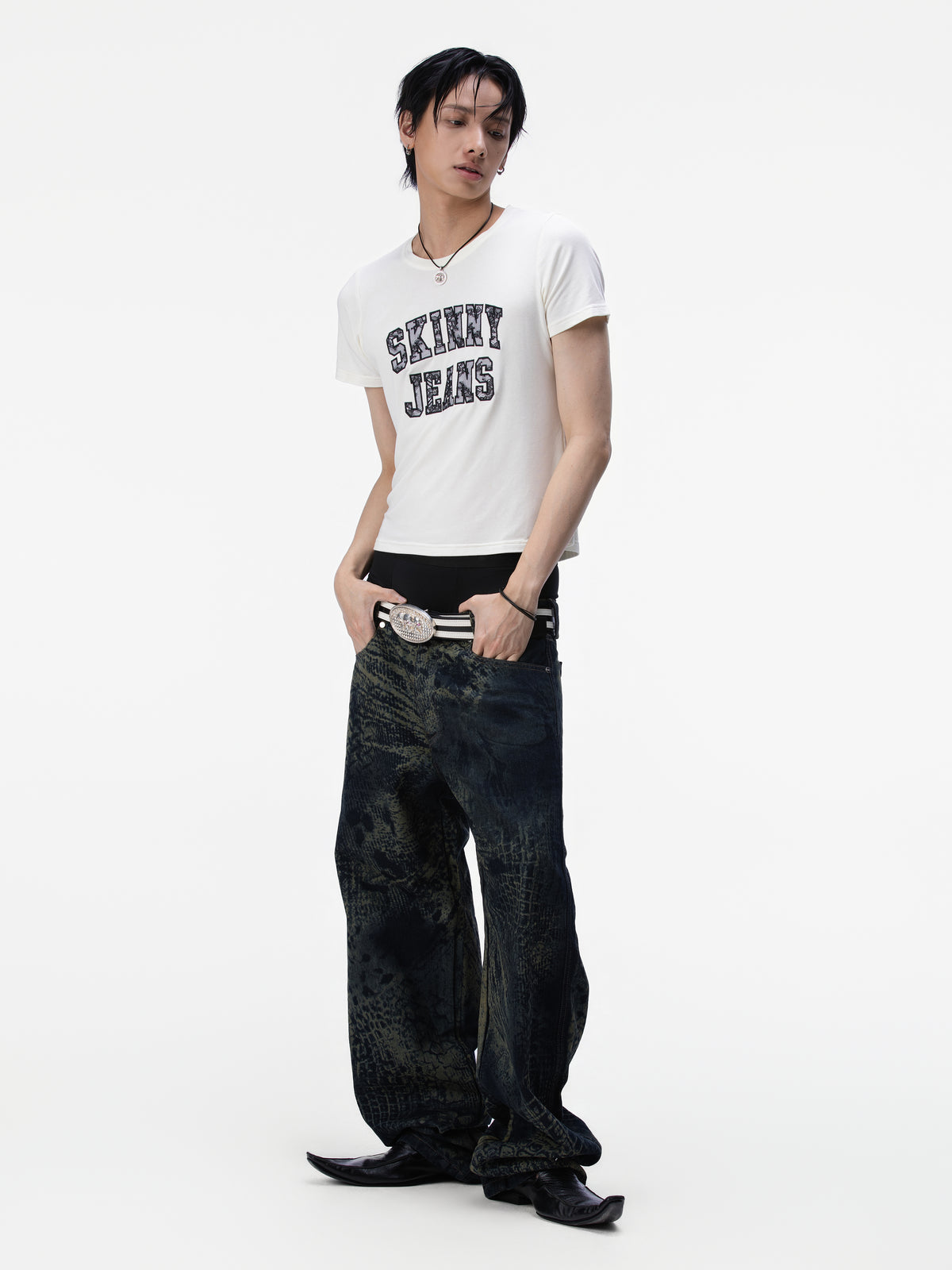 Abstract Laser Denim