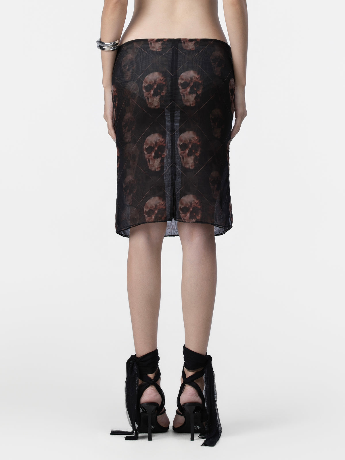 Skull Mesh Skirt