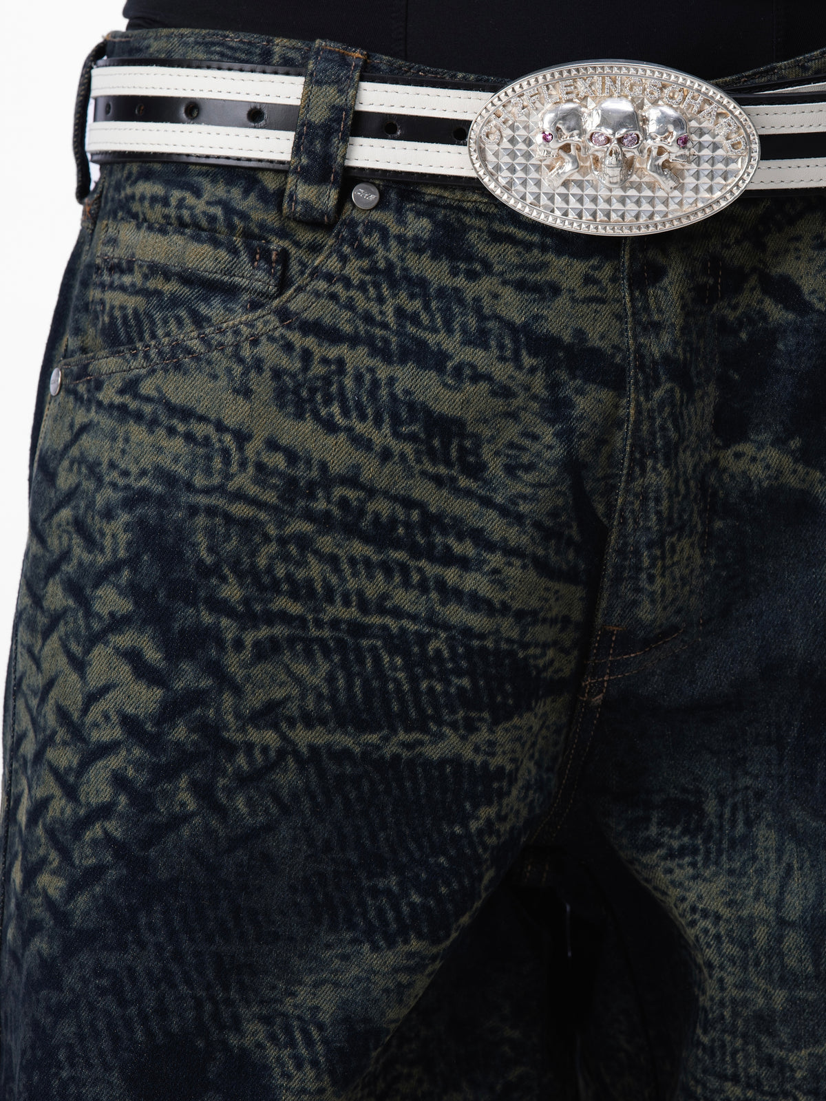 Abstract Laser Denim