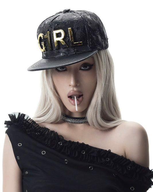 </2 G1RL WAXED SNAPBACK