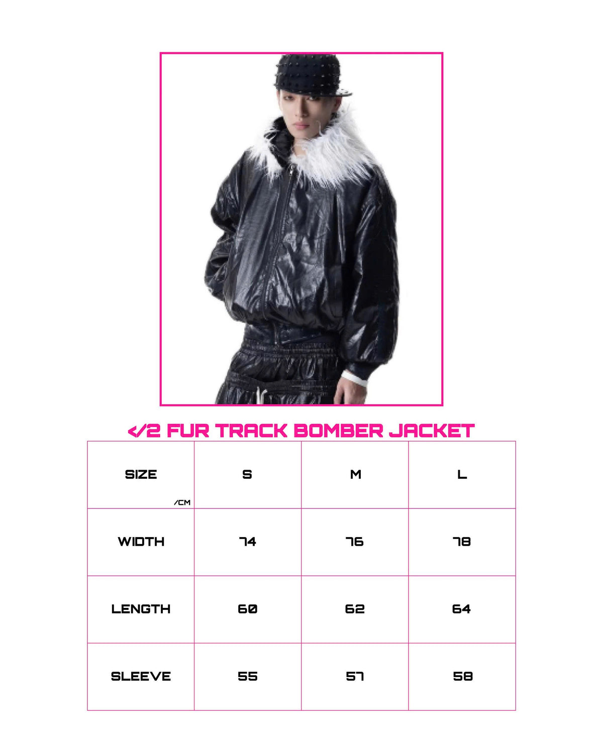 </2 FUR TRACK BOMBER JACKET