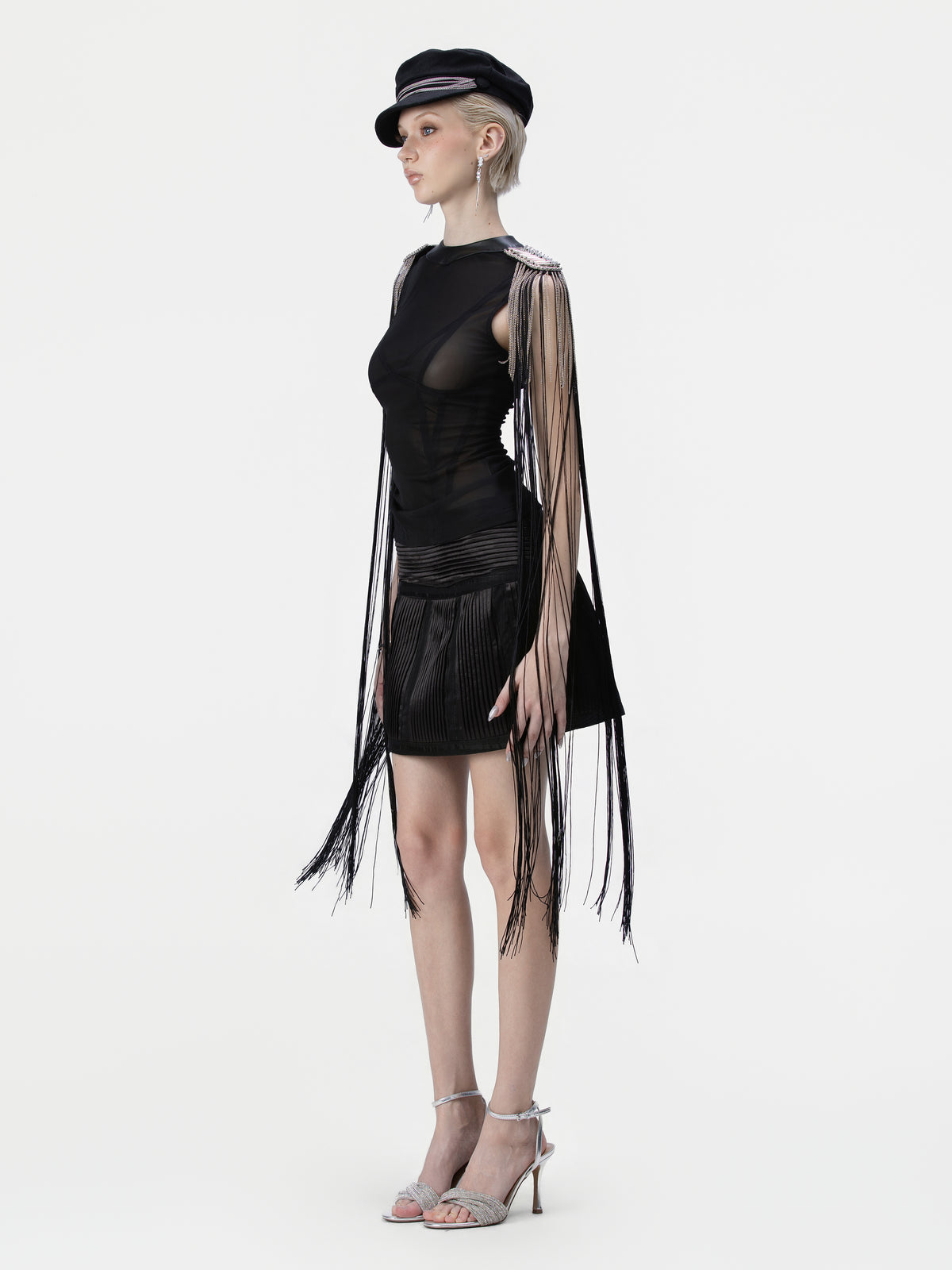 QUYCO Pleated Mini Skirt