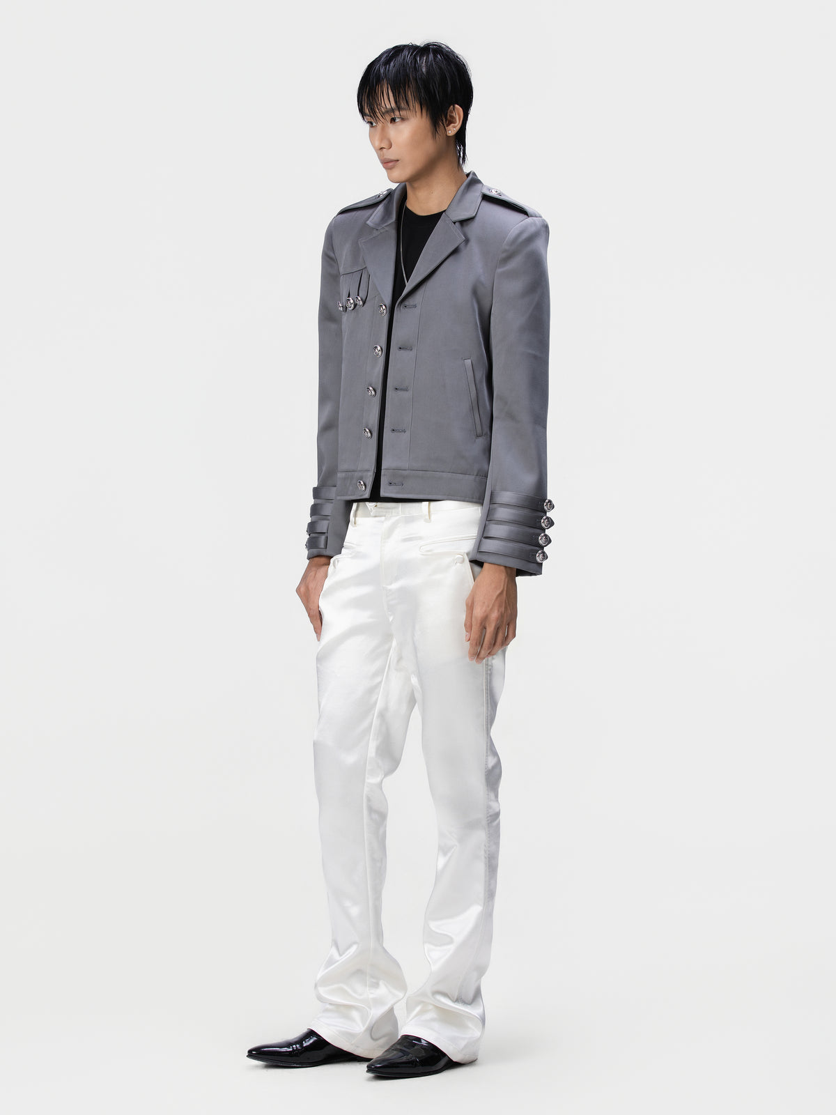 BOYPHO Gloss Trousers (White)