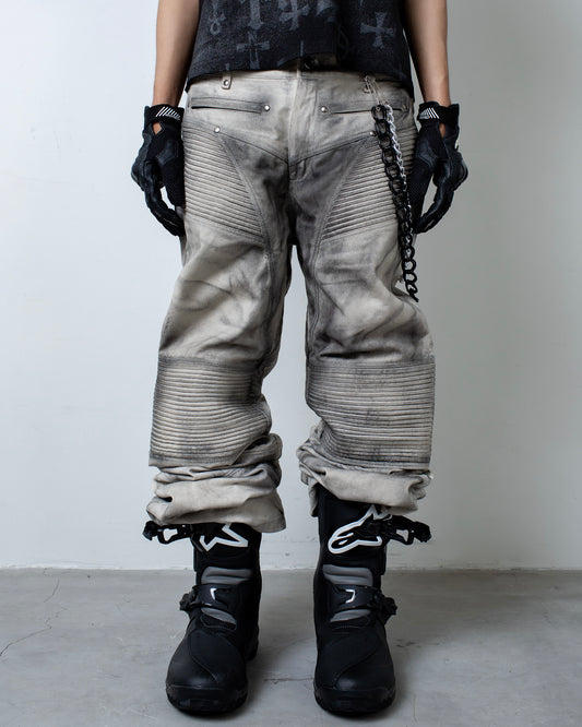 MÅFIÅ BIKER JEANS (DIRTY WHITE)