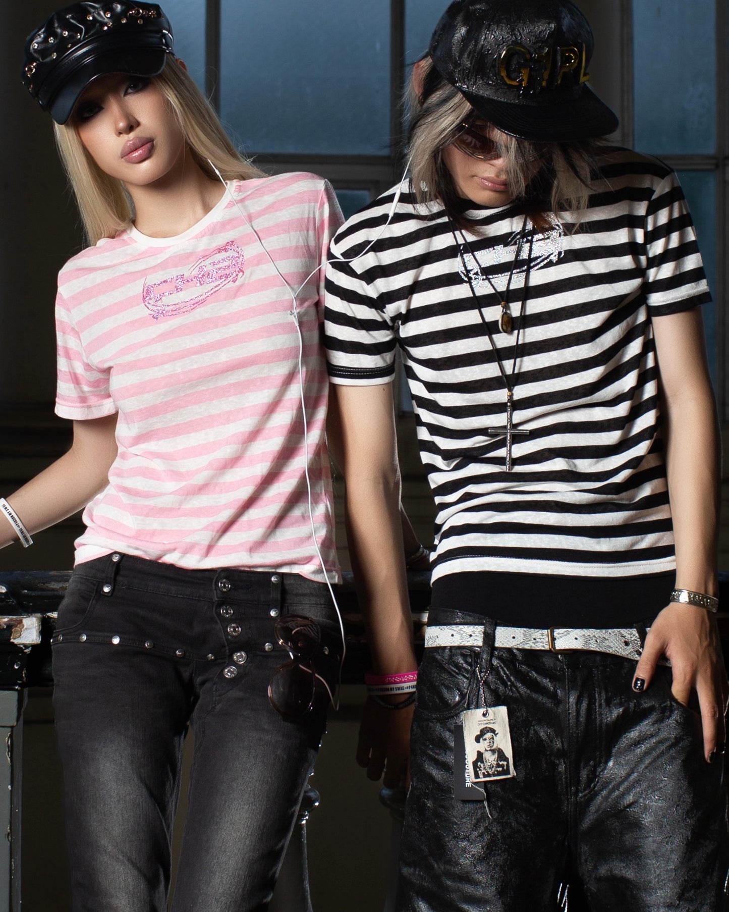 </2 MUSIC STRIPED TSHIRT