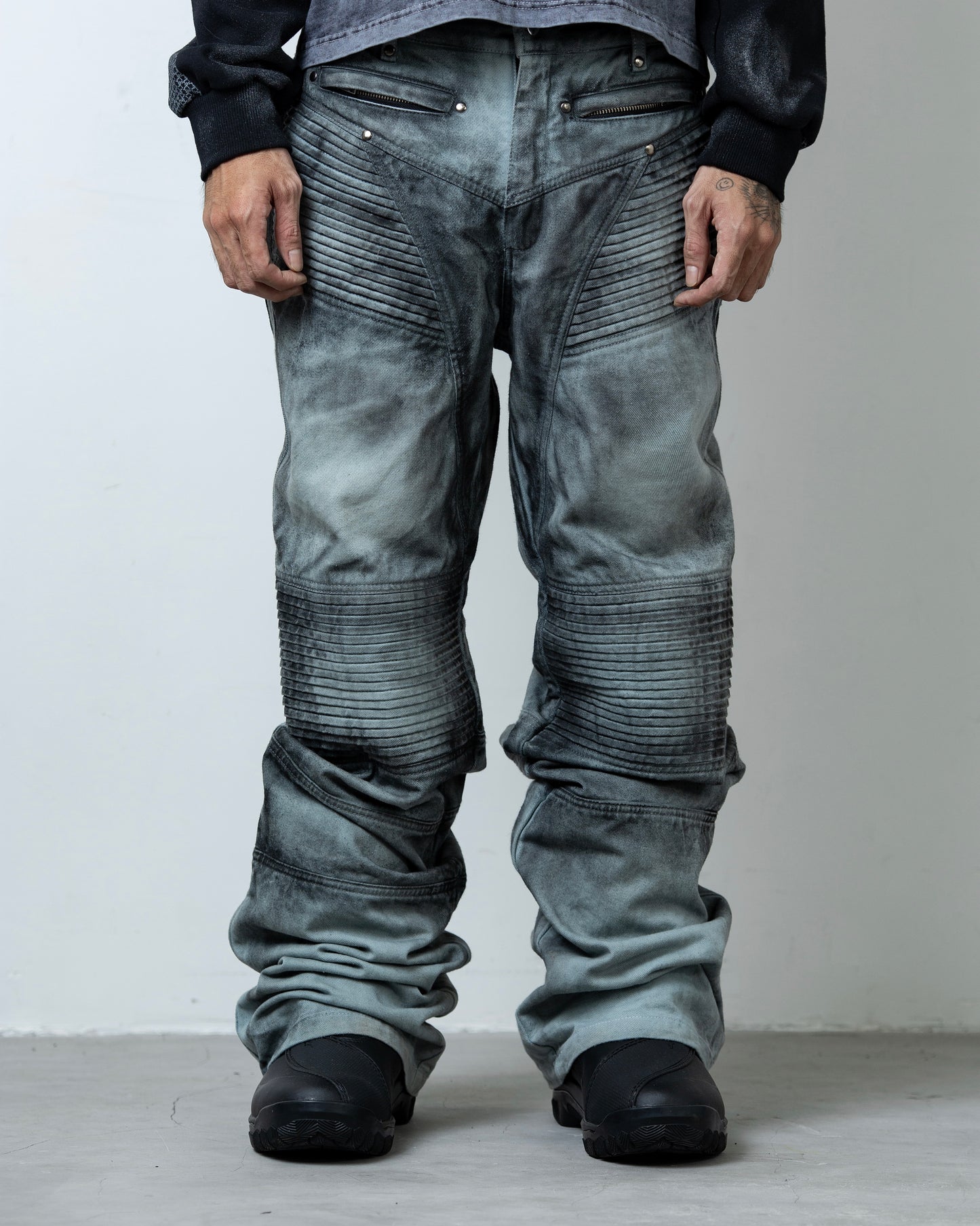 MÅFIÅ BIKER JEANS (DIRTY GREY)