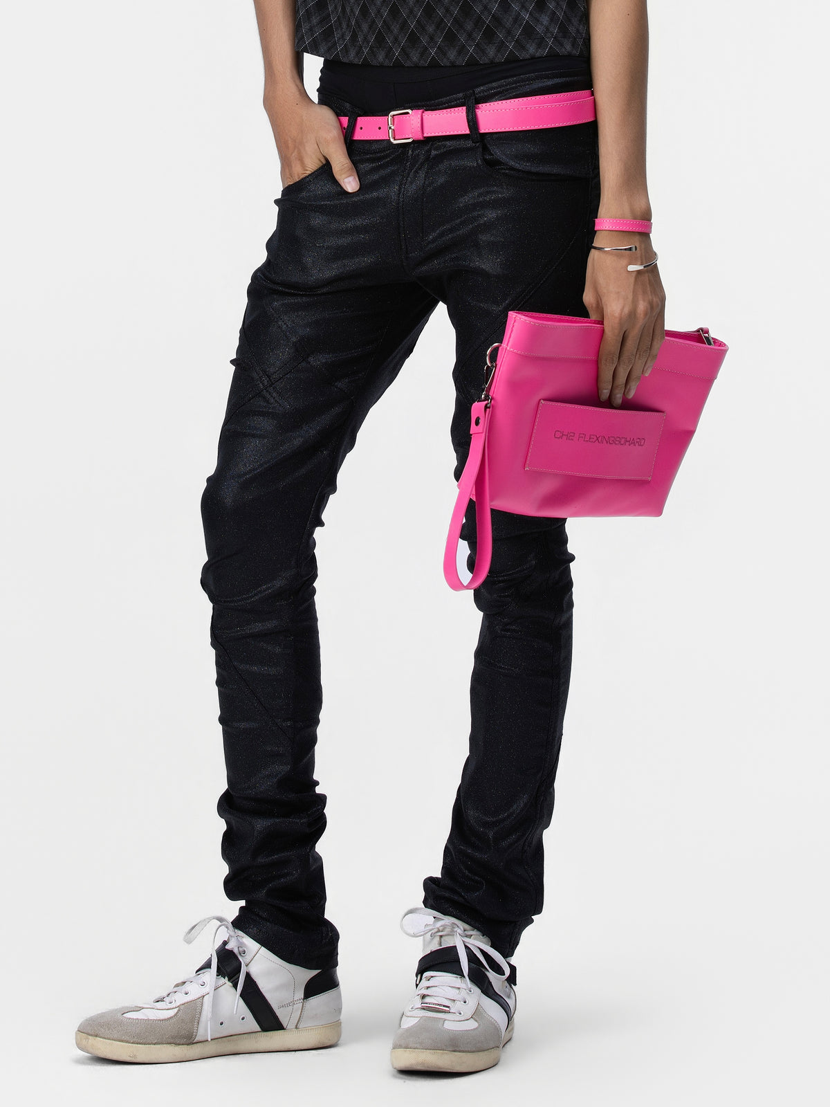 BOYPHO Glitter Skinny Pants