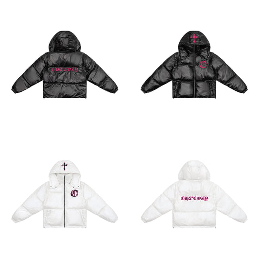 DOUBLE C CROSS PUFFER JACKETS (CH2 X COZY)