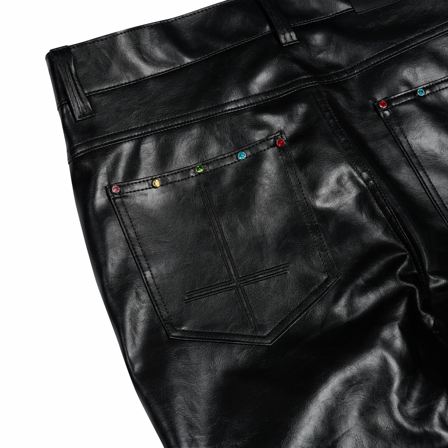 MÅFIÅ LEATHER FLARE PANTS