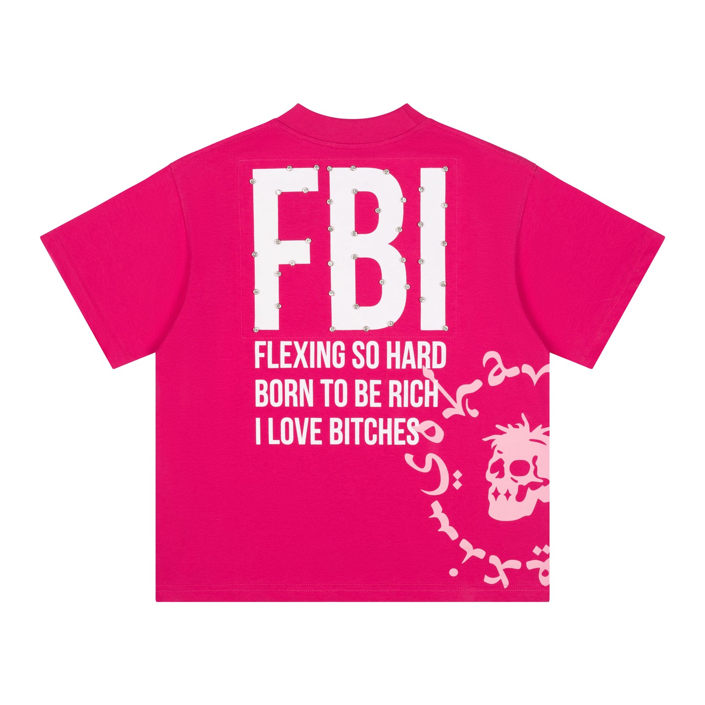 "FBI" T-shirt (Pink)