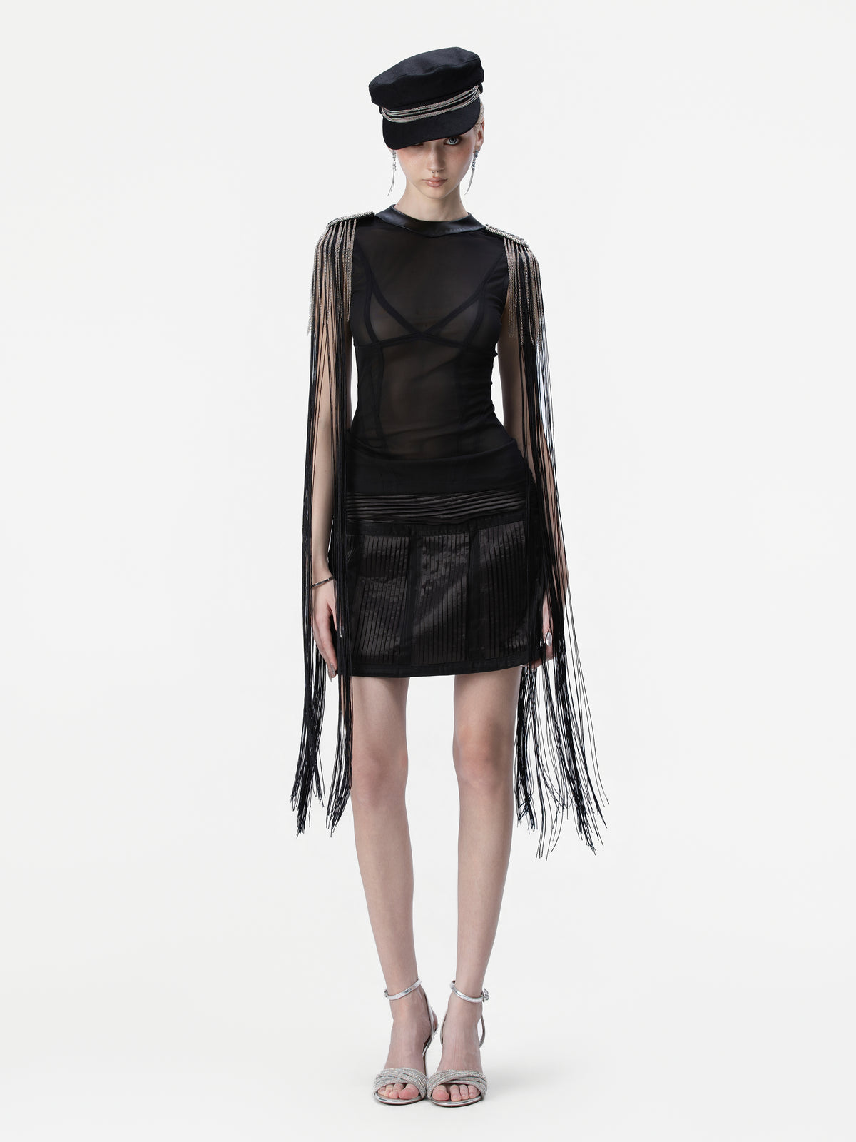 QUYCO Pleated Mini Skirt