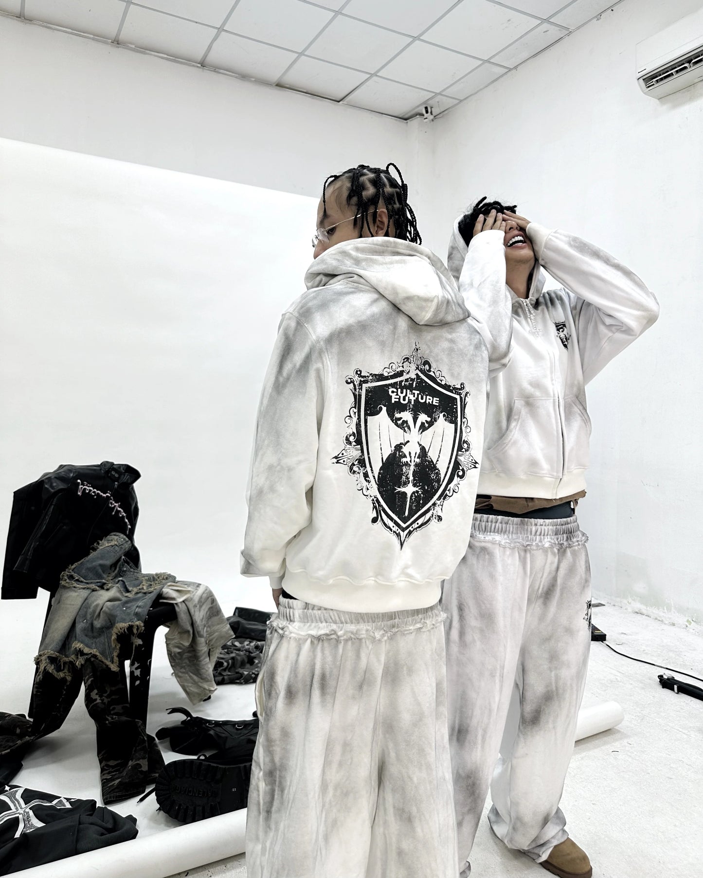 CULTURE FUTURE WAXED TRACKSUIT (CH2 x COZY)