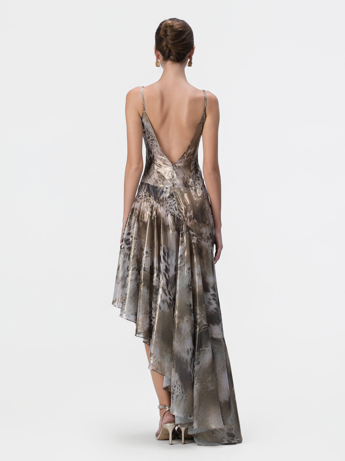 QUYCO Glossy Long Dress