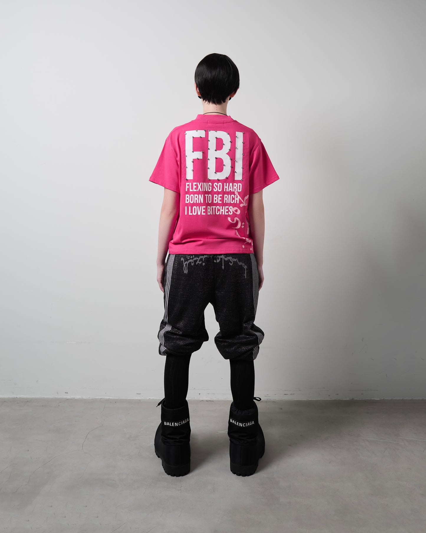 "FBI" T-shirt (Pink)