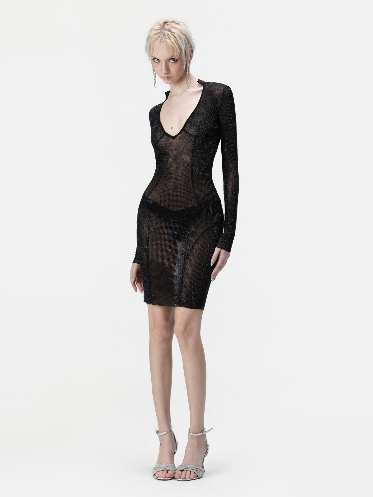 QUYCO Midnight Crystal Dress