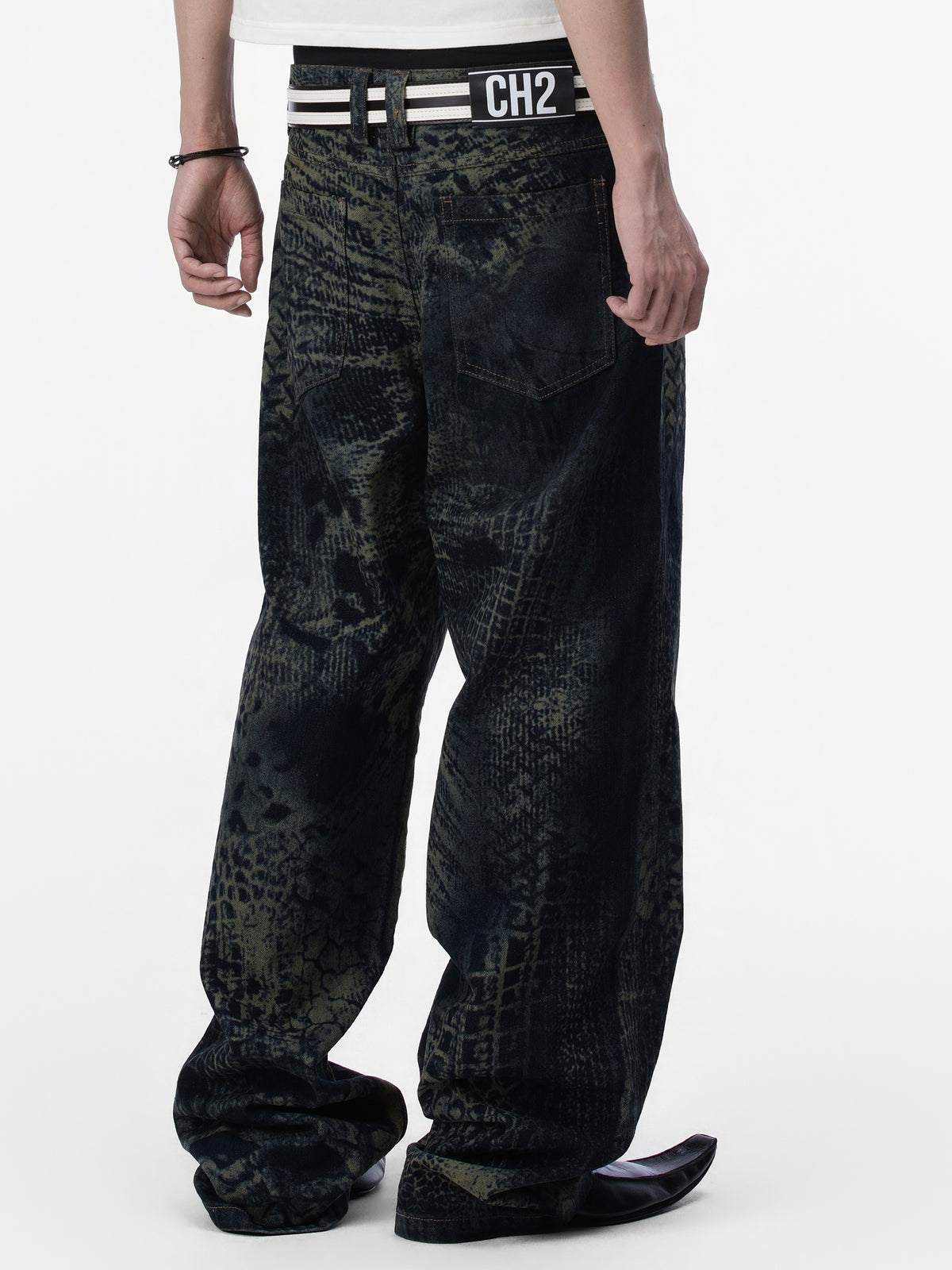 Abstract Laser Denim