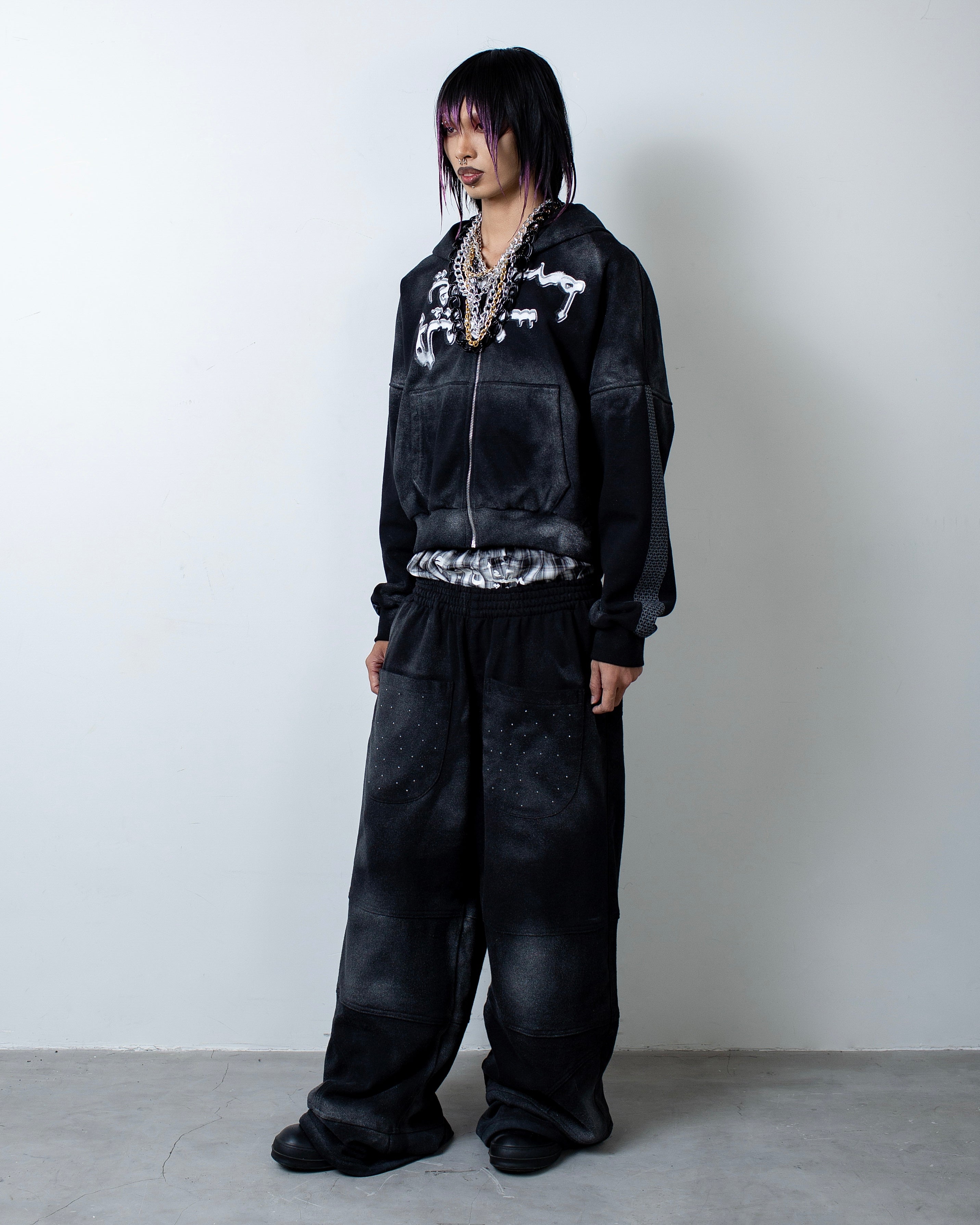 MÅFIÅ SKULL HOODIE ZIP UP – CH2