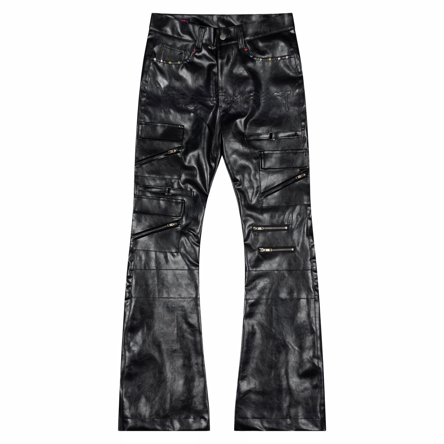 MÅFIÅ LEATHER FLARE PANTS