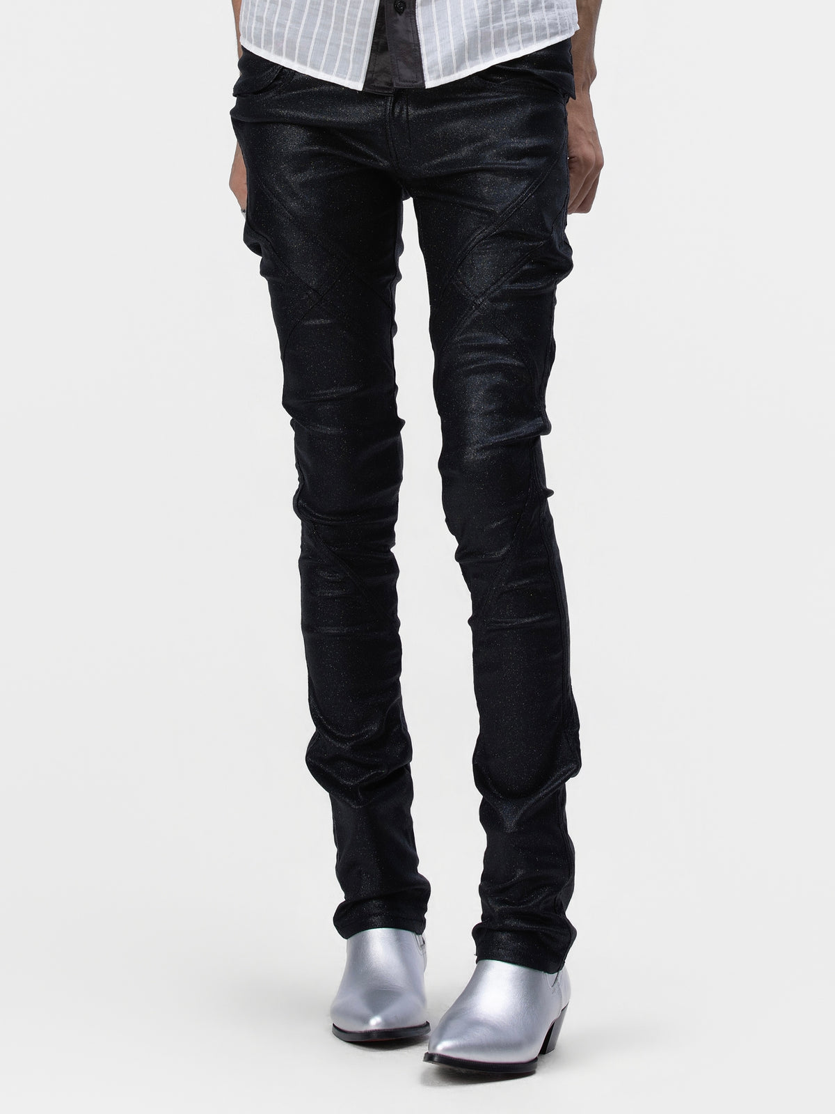 BOYPHO Glitter Skinny Pants
