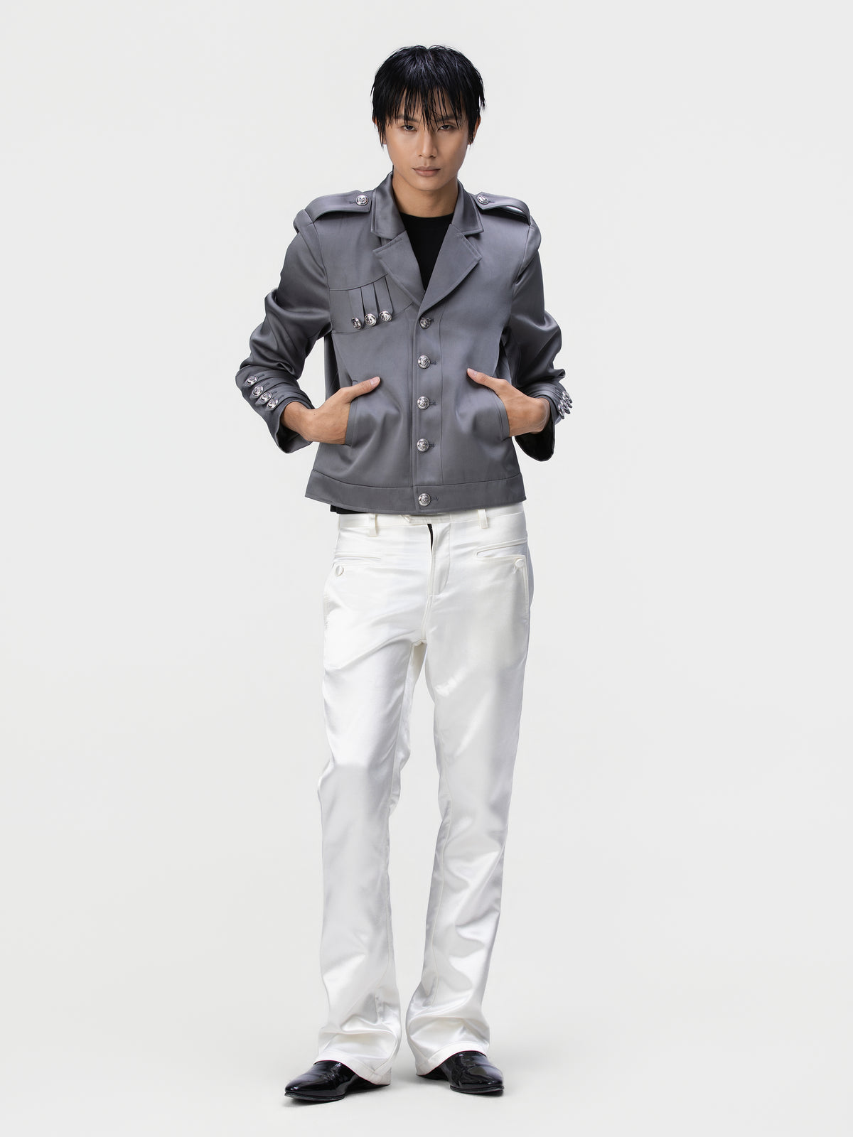 BOYPHO Gloss Trousers (White)