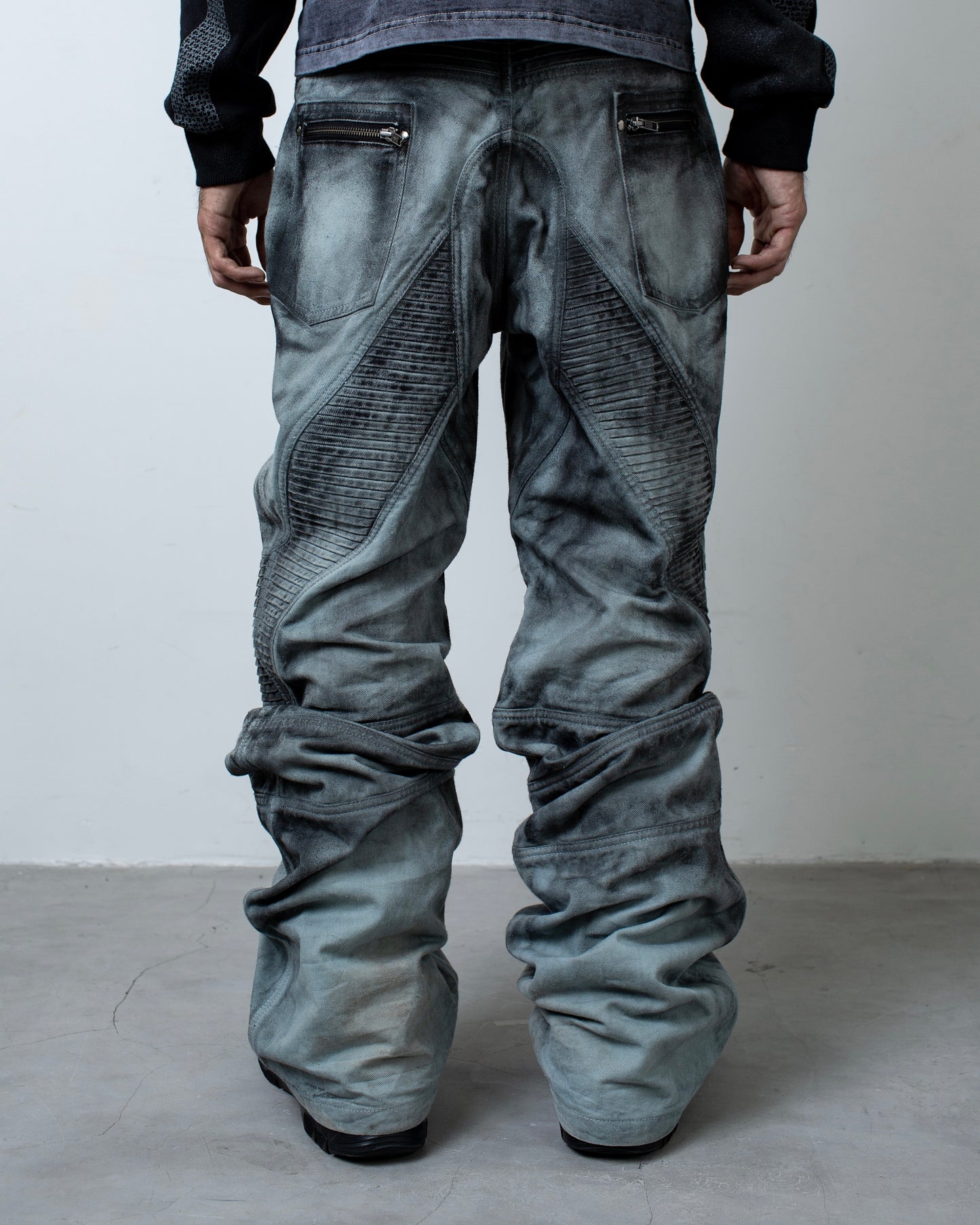 MÅFIÅ BIKER JEANS (DIRTY GREY)