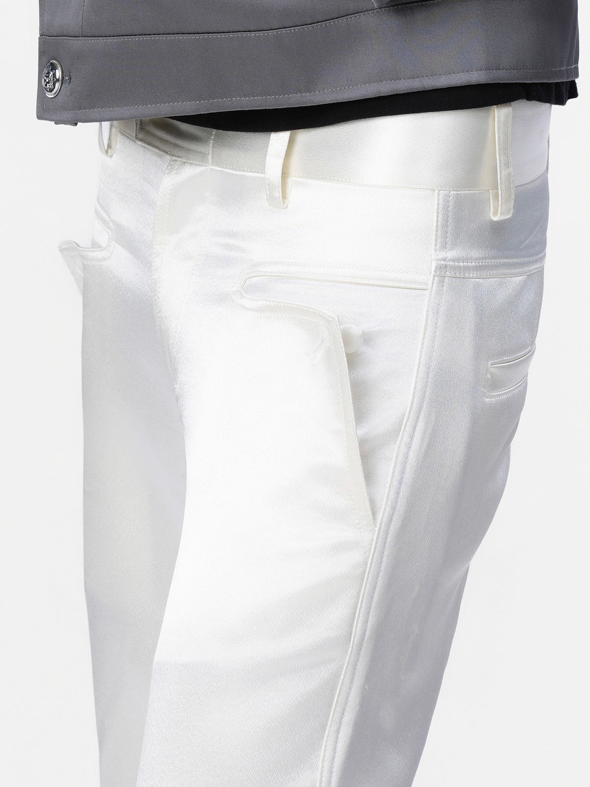 BOYPHO Gloss Trousers (White)