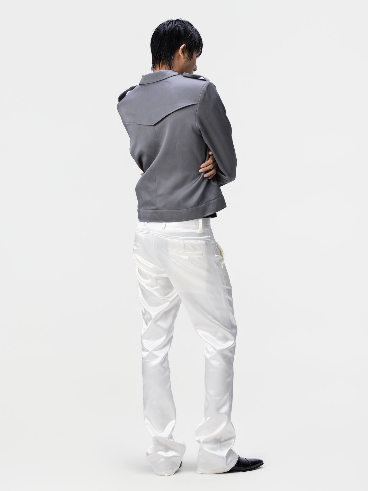 BOYPHO Gloss Trousers (White)