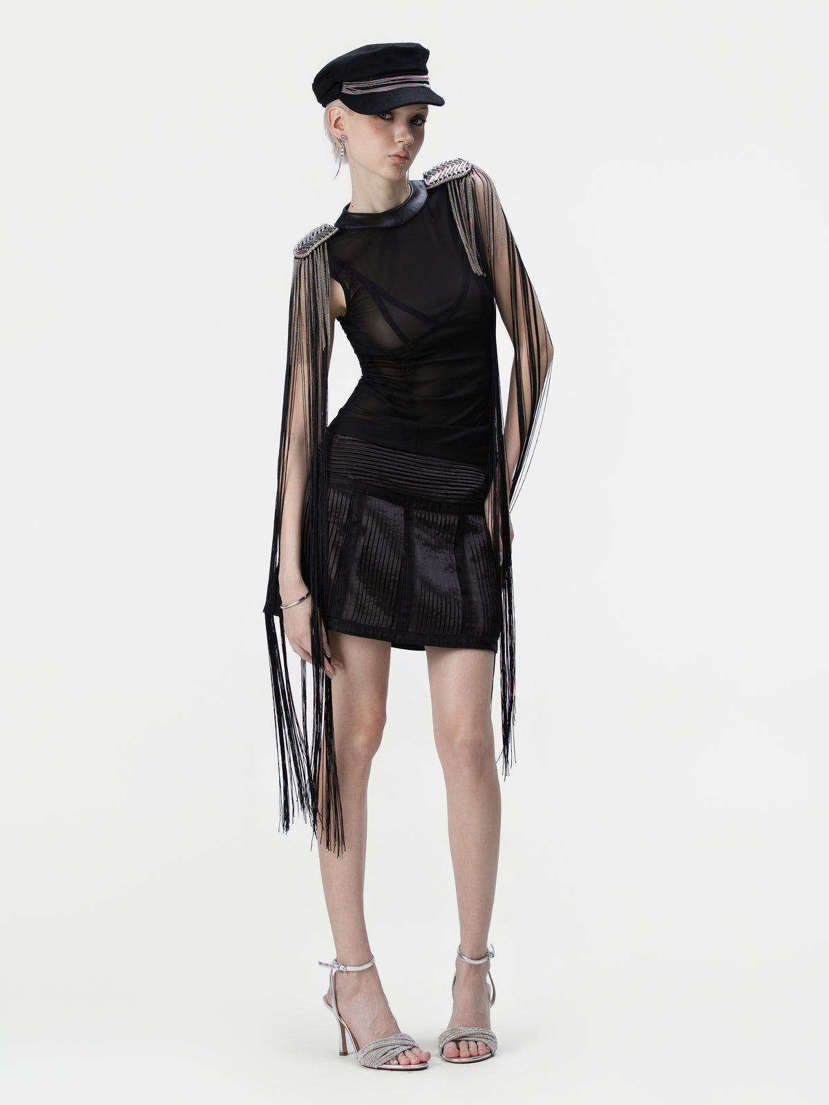 QUYCO Pleated Mini Skirt