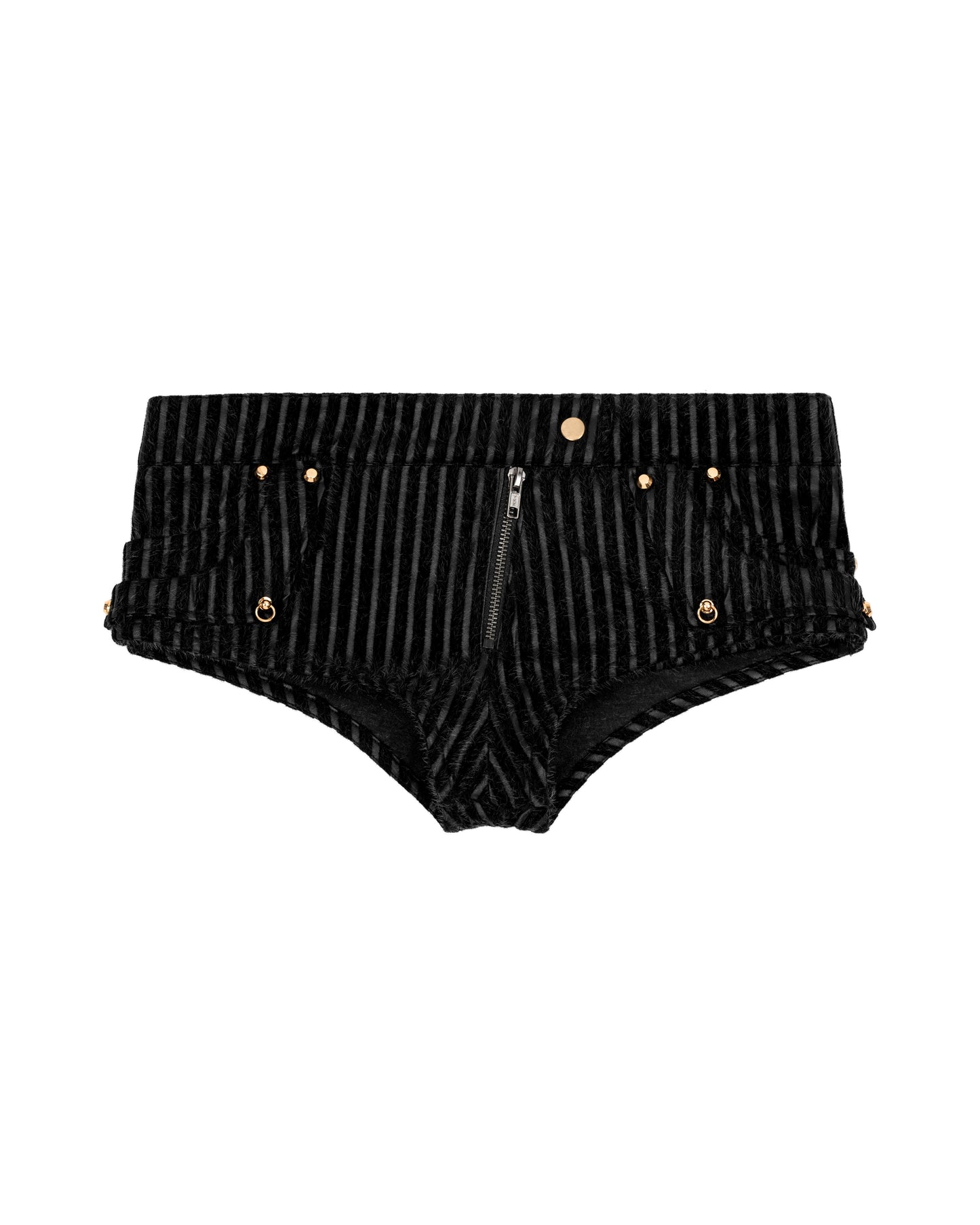 </2 STRIPPED LOW RISE SHORTS