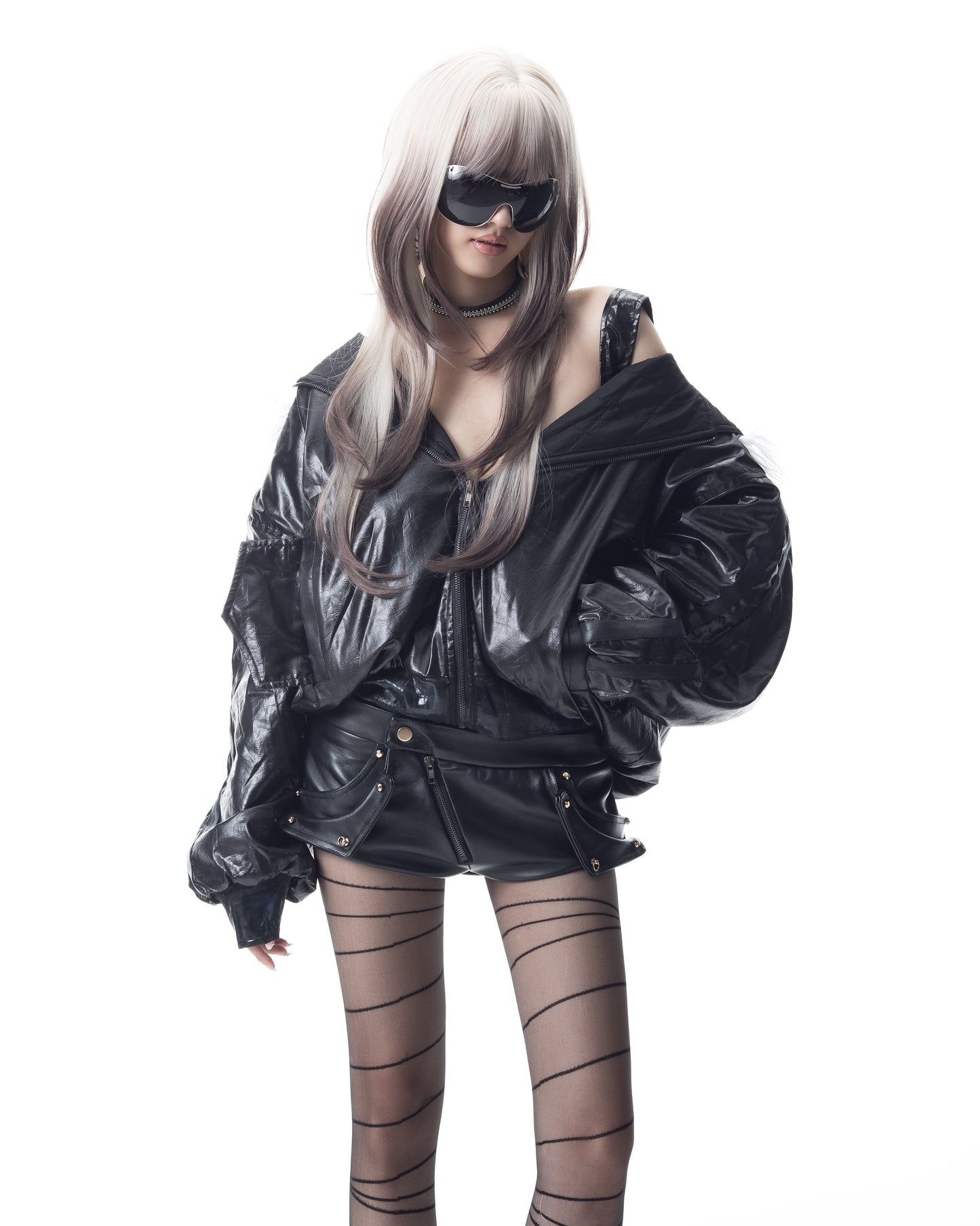 </2 FUR TRACK BOMBER JACKET