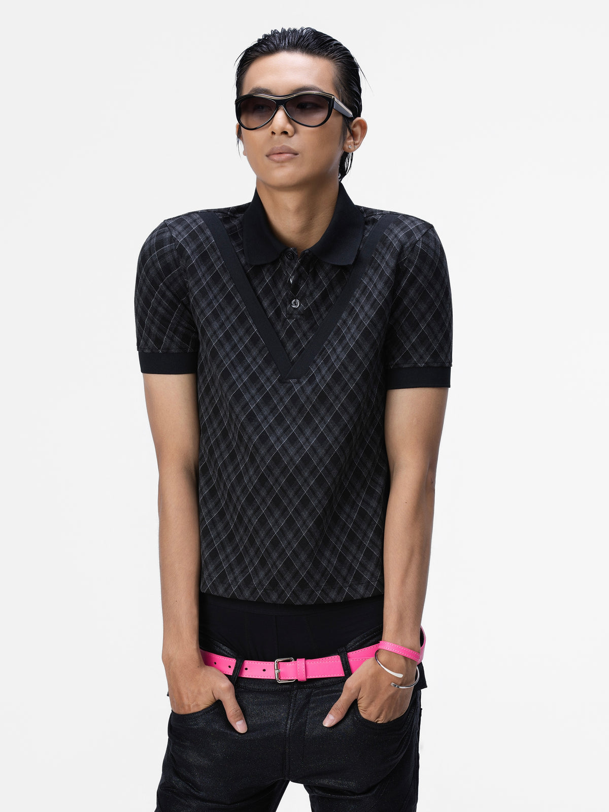 BOYPHO Double Collar Polo