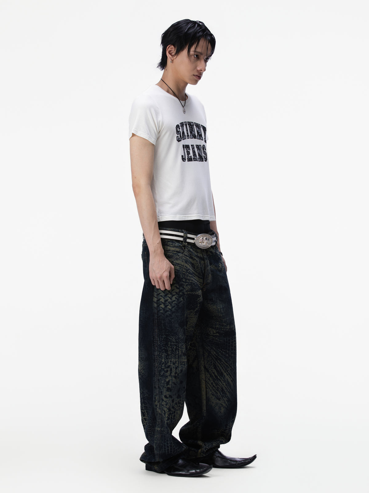 Abstract Laser Denim