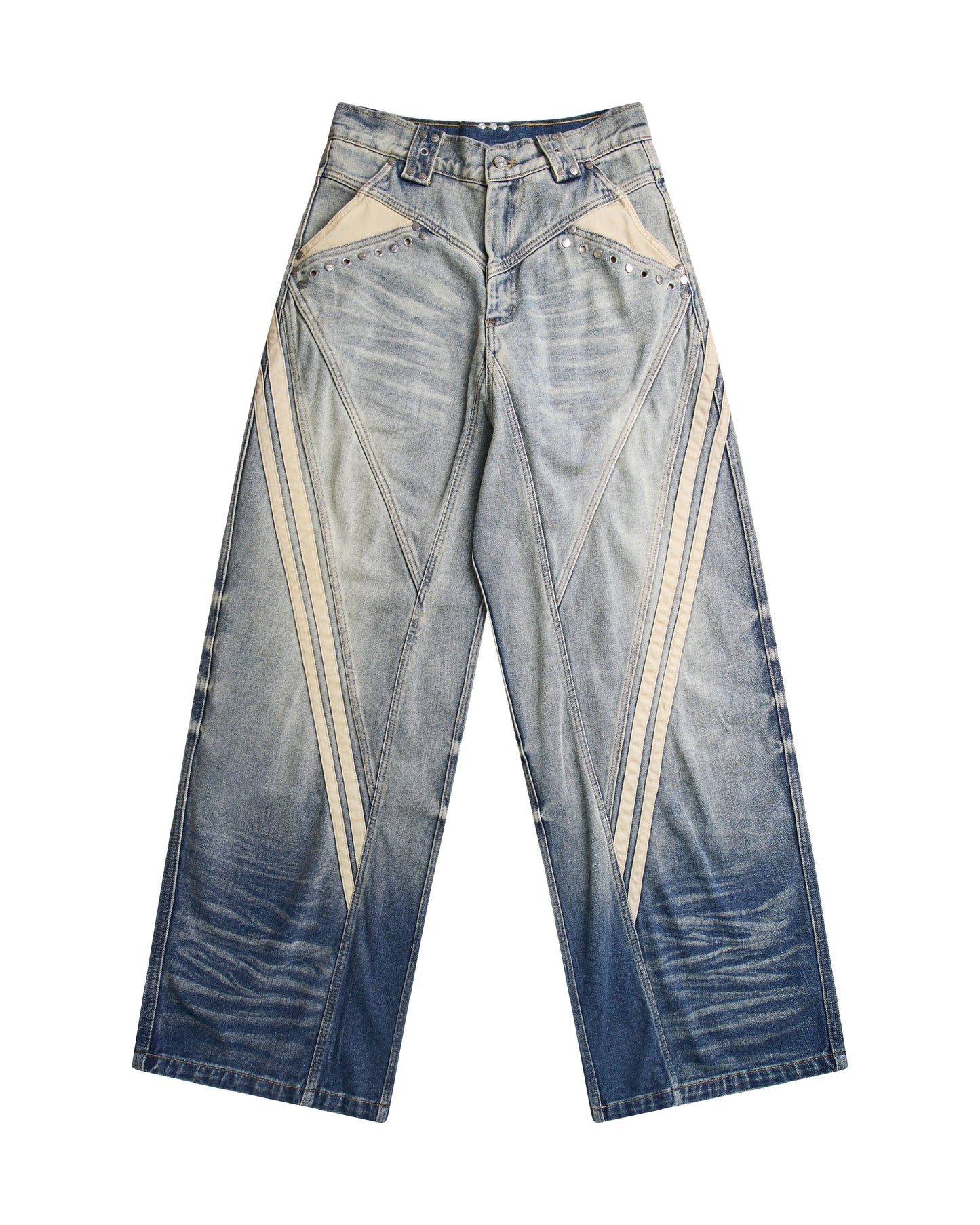 </2 BLUE TRACK JEANS