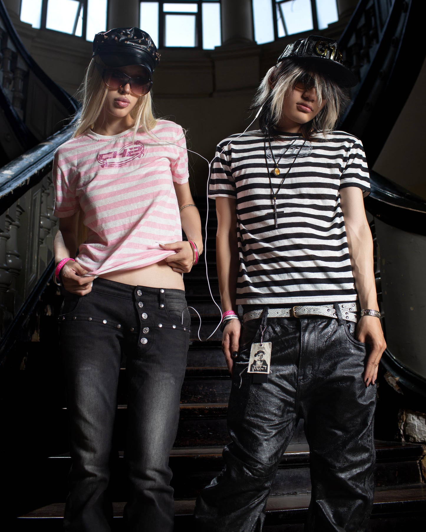 </2 MUSIC STRIPED TSHIRT