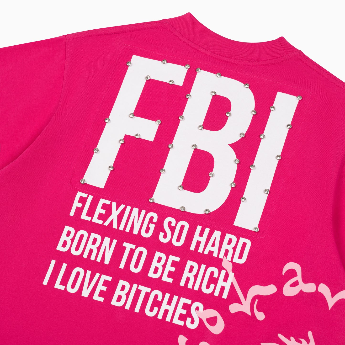 "FBI" T-shirt (Pink)