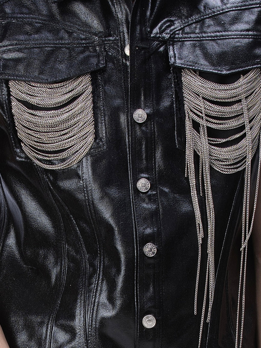 Luster Noir Vest