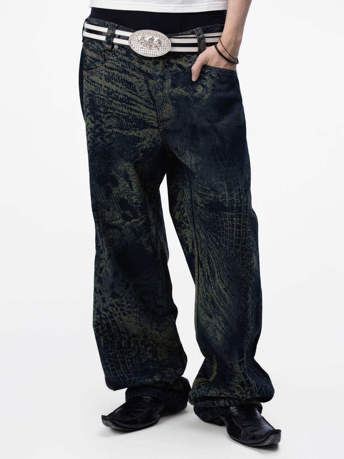 Abstract Laser Denim