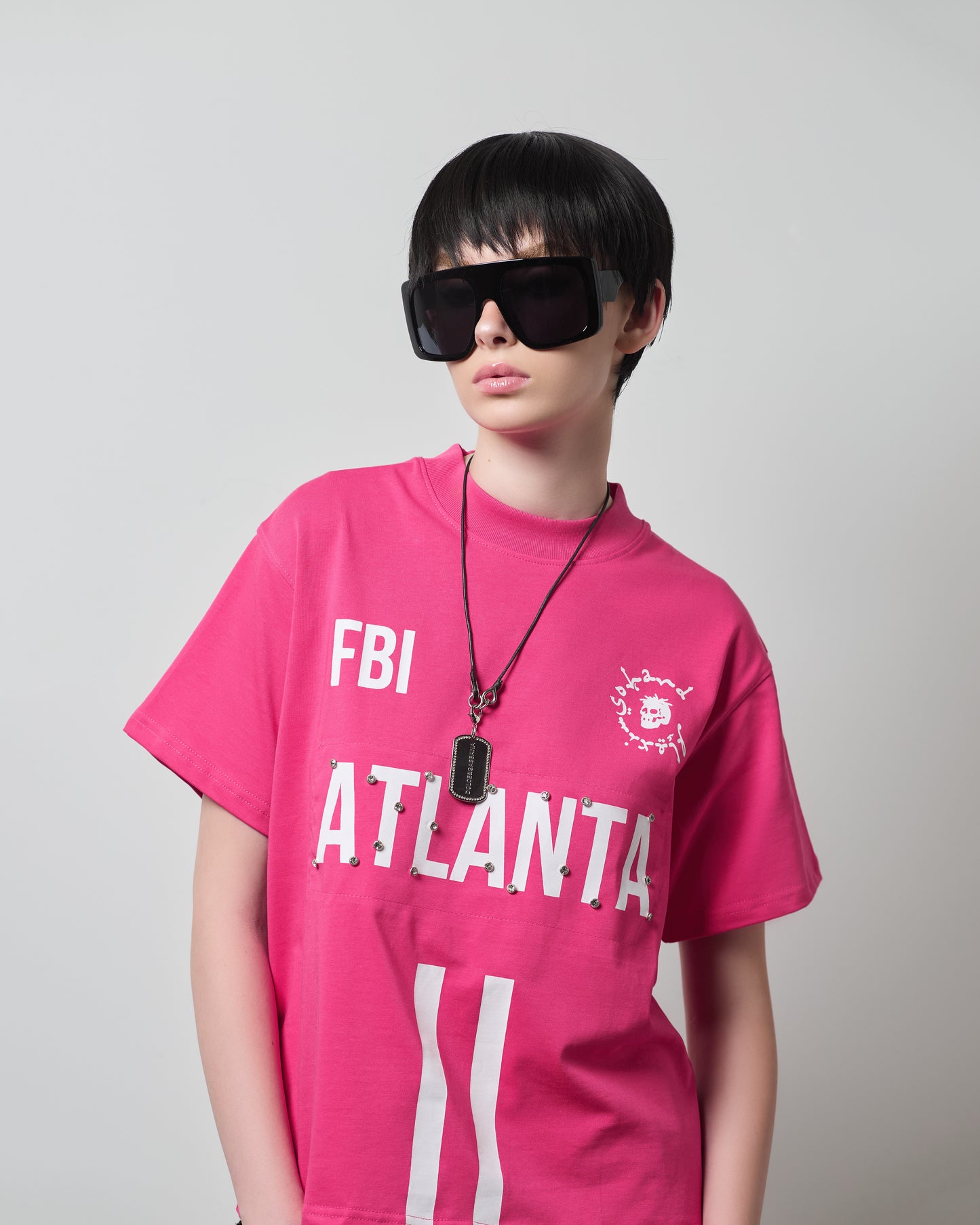 "FBI" T-shirt (Pink)