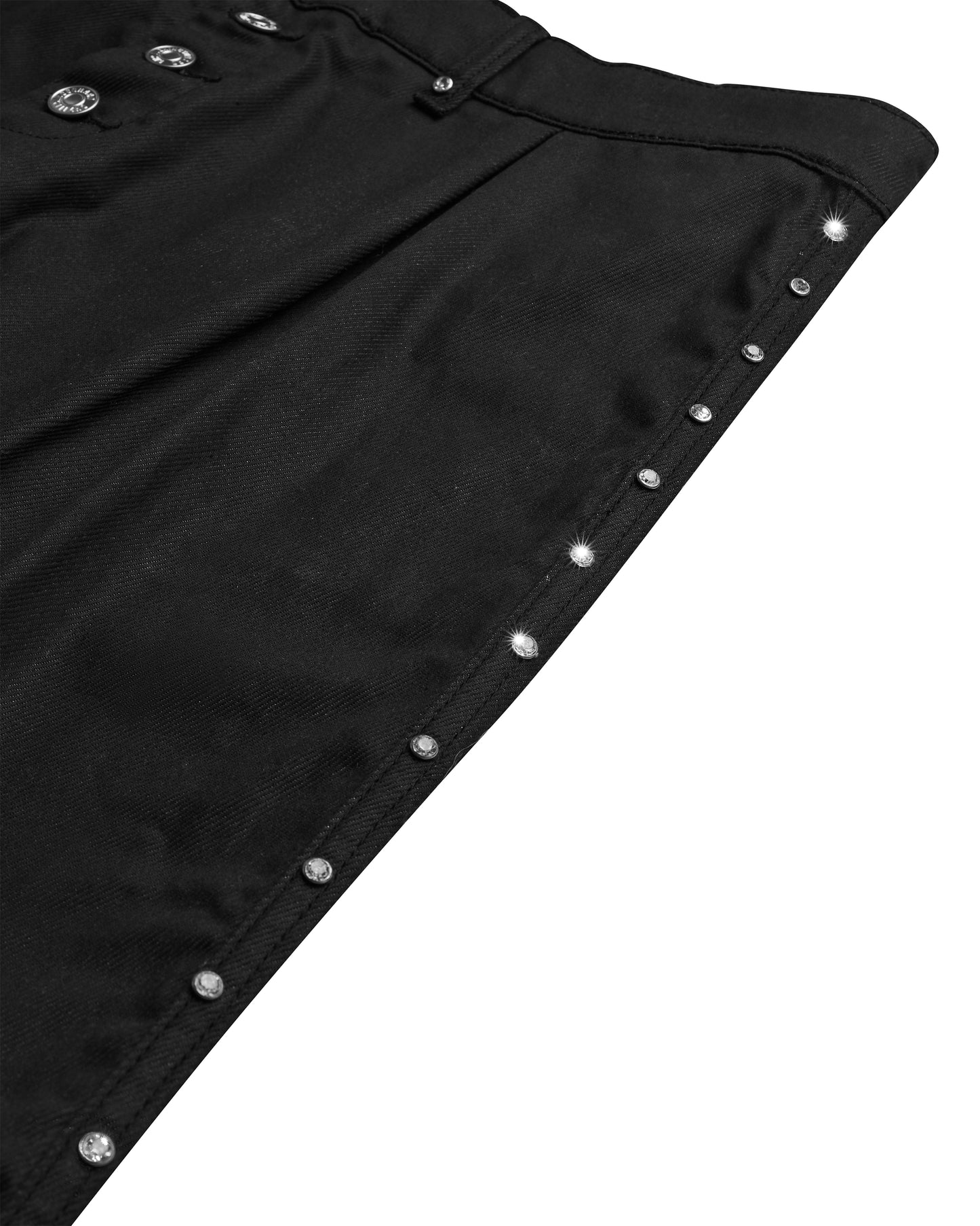 </2 DIRTY WHITE DOUBLE WAIST PANTS