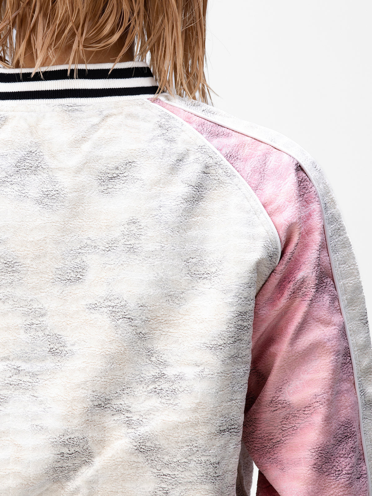 Boy Pho Bomber Jacket (Pink/White)