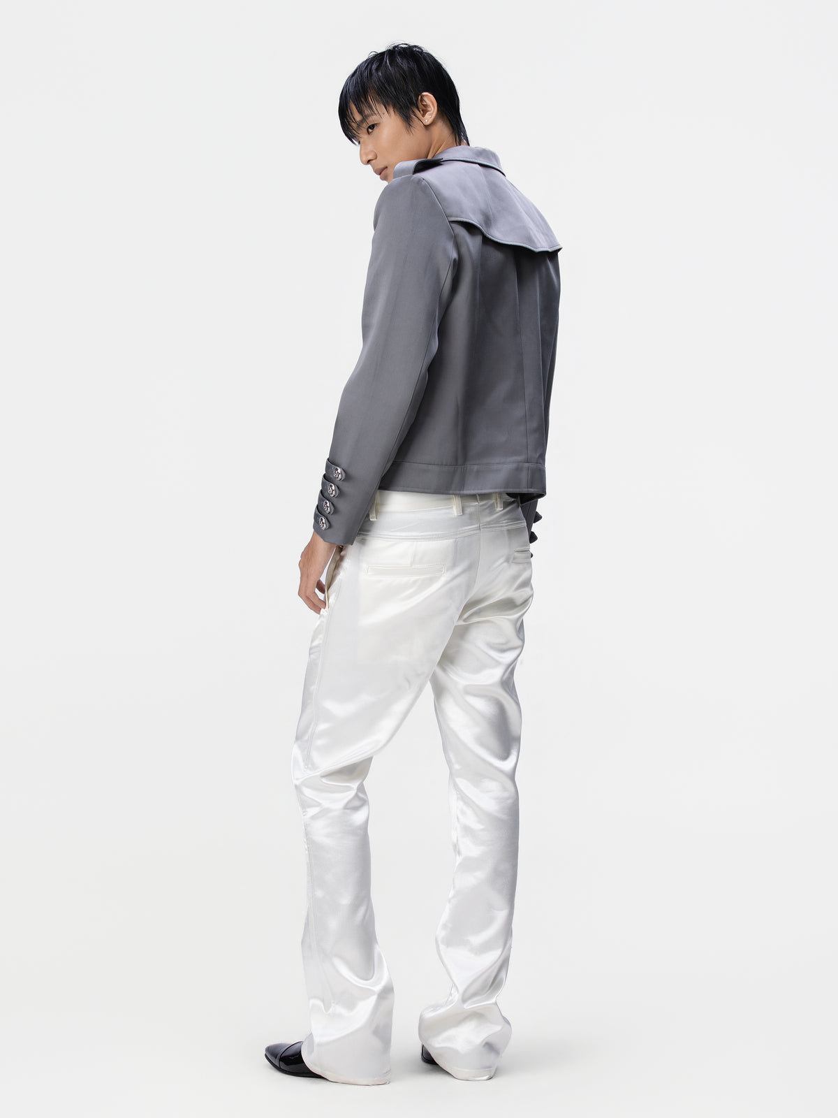 BOYPHO Gloss Trousers (White)