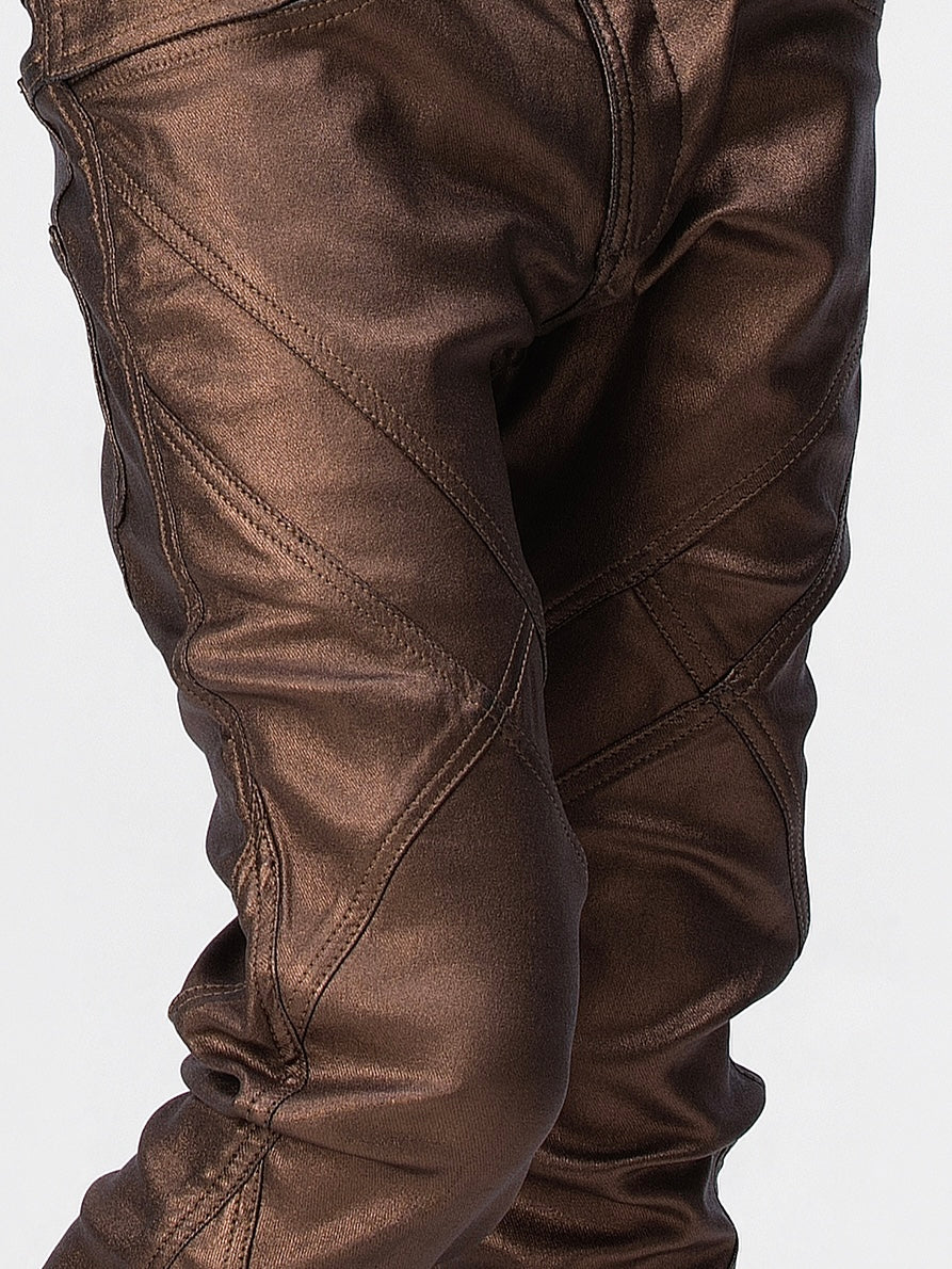 BOYPHO Gloss Skinny Pants (Brown)