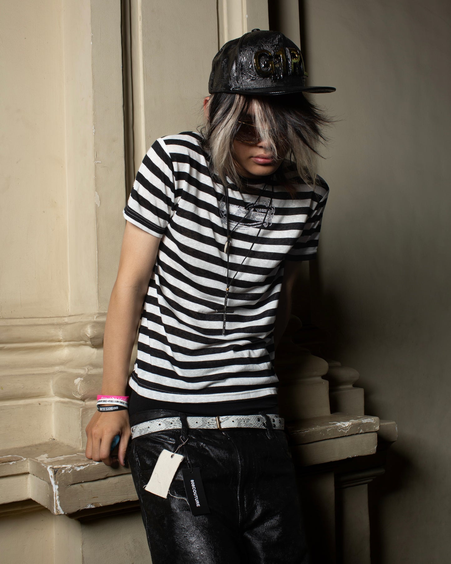 </2 MUSIC STRIPED TSHIRT